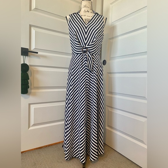 Joseph Ribkoff Dresses & Skirts - Joseph Ribkoff Striped Halter Maxi